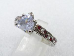 クリスタル　指輪(17.5号)